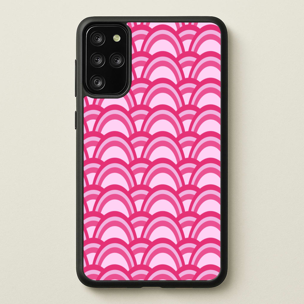 Purple Pink Abstract Pattern - Abstract Pattern Phone Case for Galaxy S20 Plus