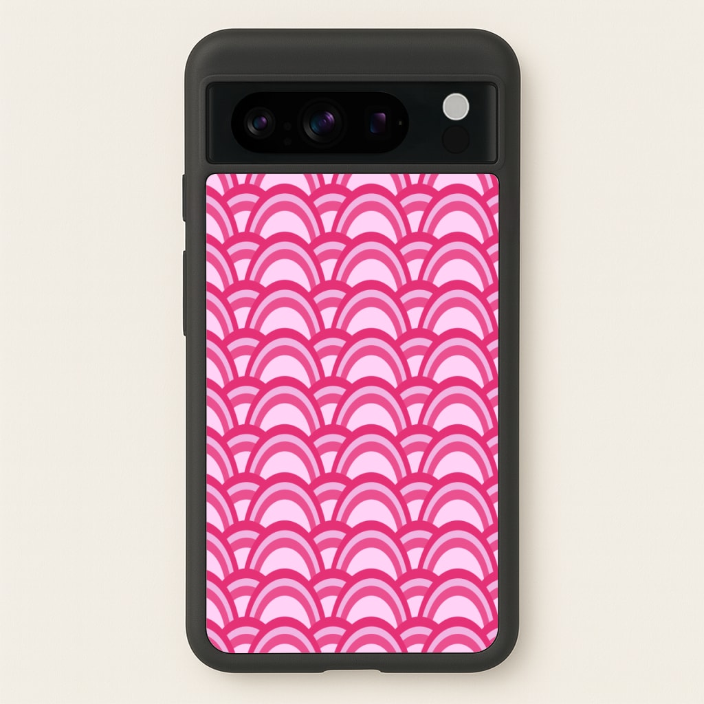 Purple Pink Abstract Pattern - Abstract Pattern Phone Case for Google Pixel 8 Pro