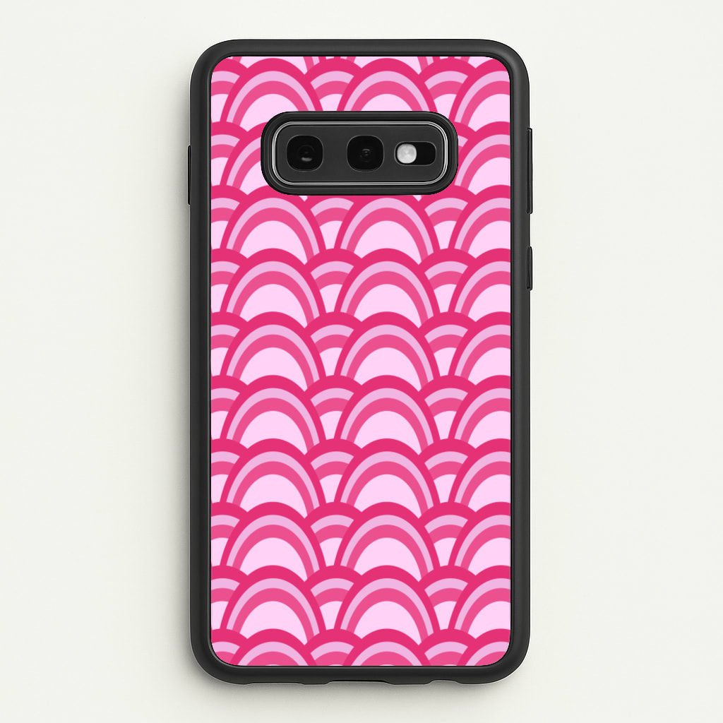 Purple Pink Abstract Pattern - Abstract Pattern Phone Case for Galaxy S10e