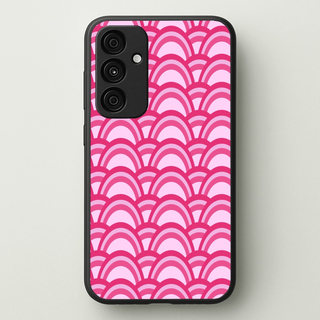 Purple Pink Abstract Pattern - Abstract Pattern Phone Case for Galaxy A55