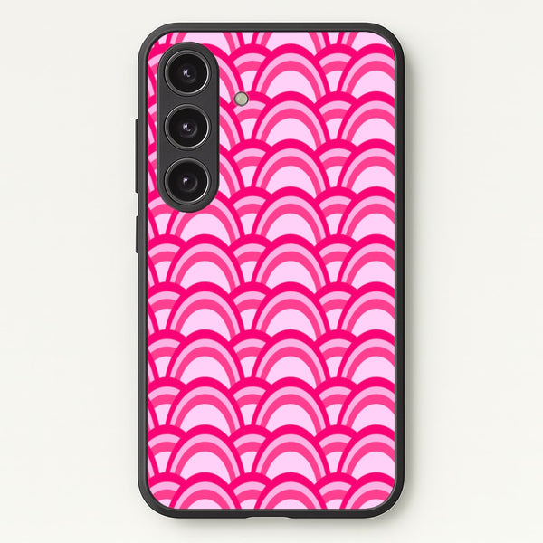 Purple Pink Abstract Pattern - Abstract Pattern Phone Case for Galaxy S25 Plus