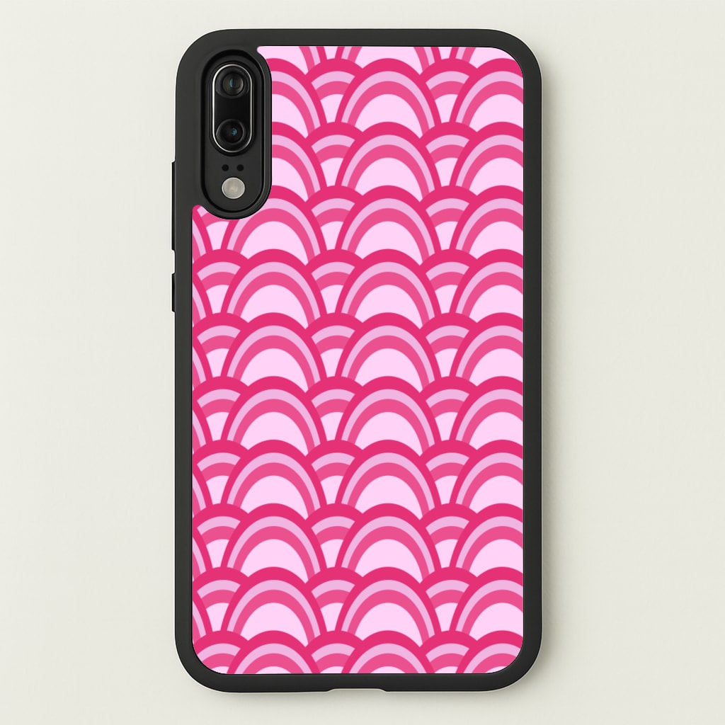 Purple Pink Abstract Pattern - Abstract Pattern Phone Case for Huawei P20