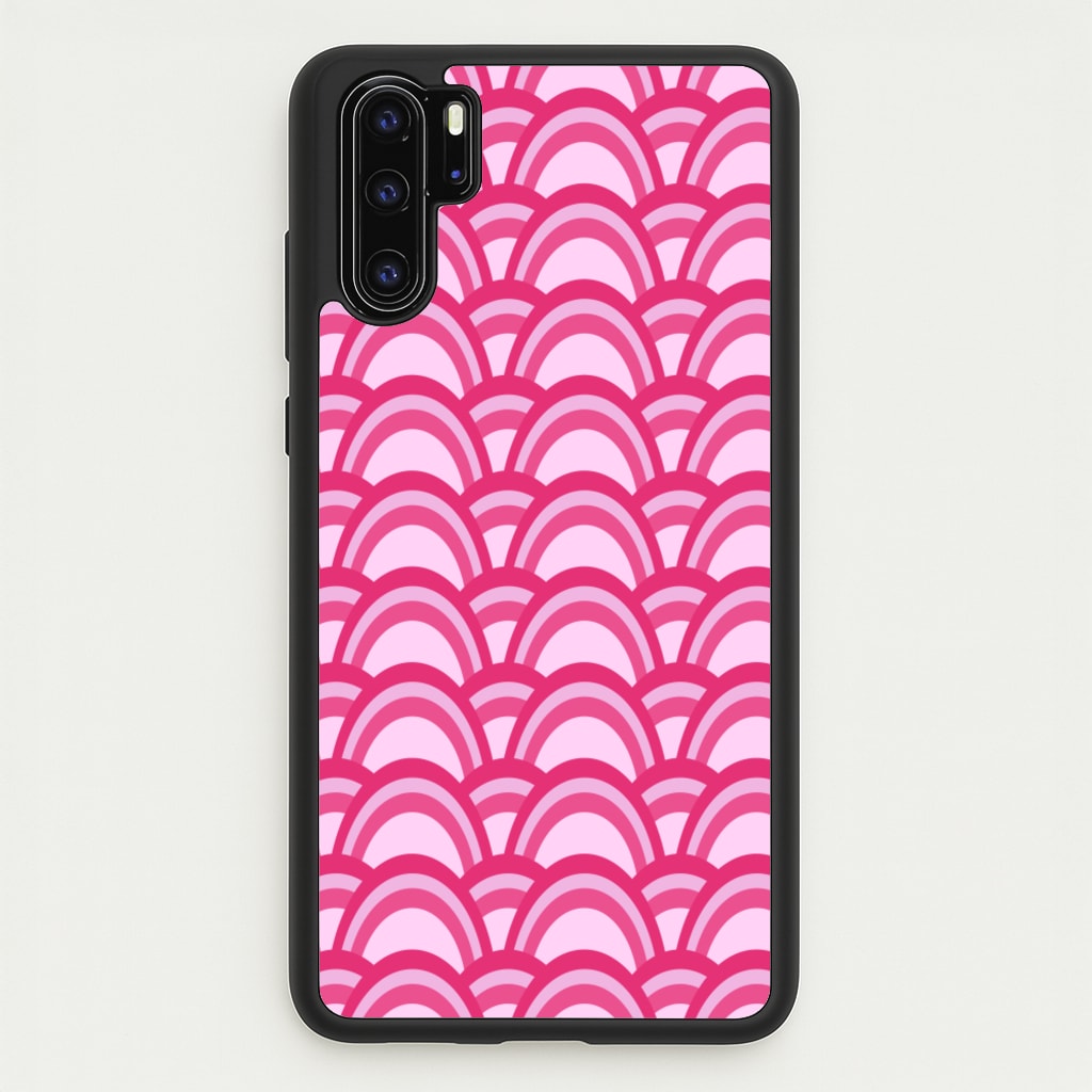 Purple Pink Abstract Pattern - Abstract Pattern Phone Case for Huawei P30 Pro