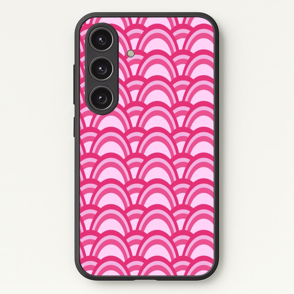 Purple Pink Abstract Pattern - Abstract Pattern Phone Case for Galaxy S25