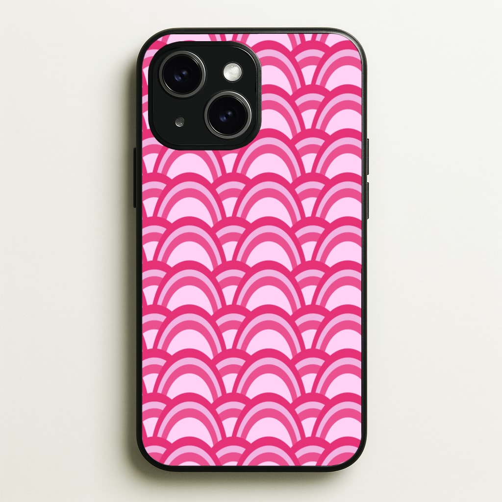 Purple Pink Abstract Pattern - Abstract Pattern Phone Case for iPhone 14 Plus