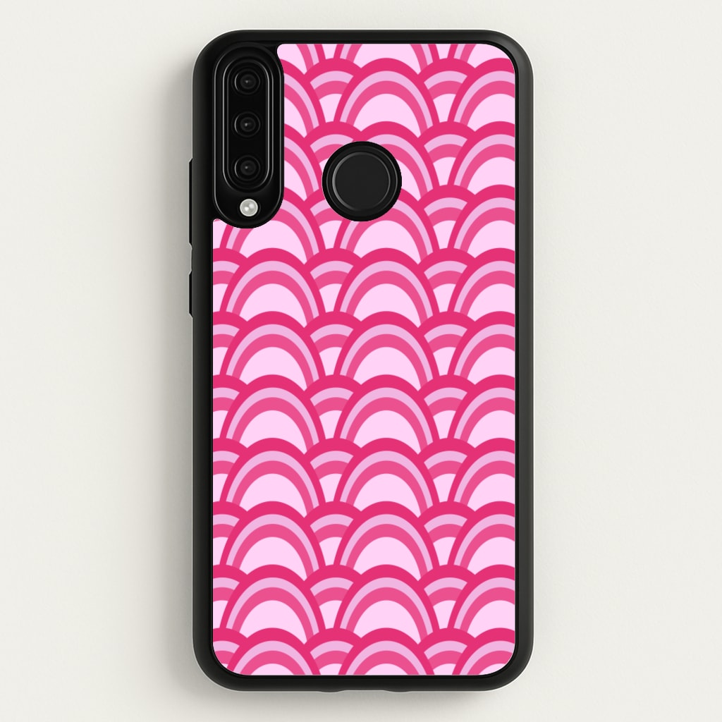 Purple Pink Abstract Pattern - Abstract Pattern Phone Case for Huawei P30 Lite