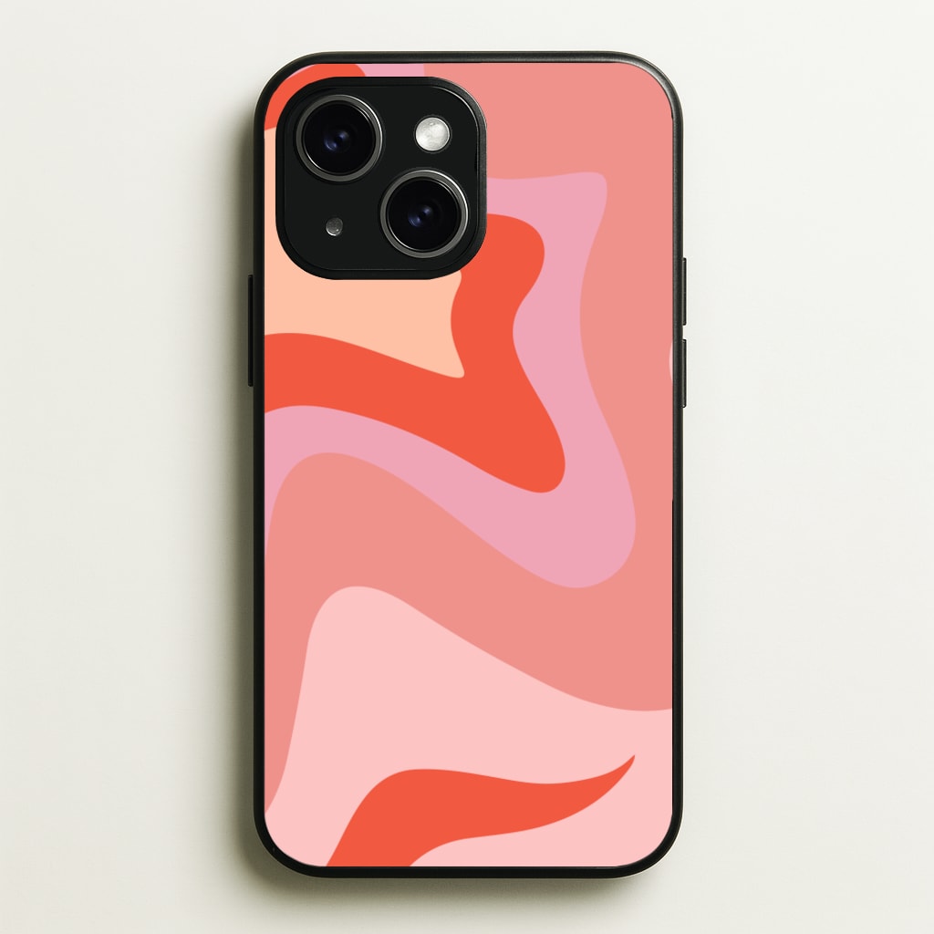Abstract Pink And Purple - Abstract Pattern Phone Case for iPhone 14