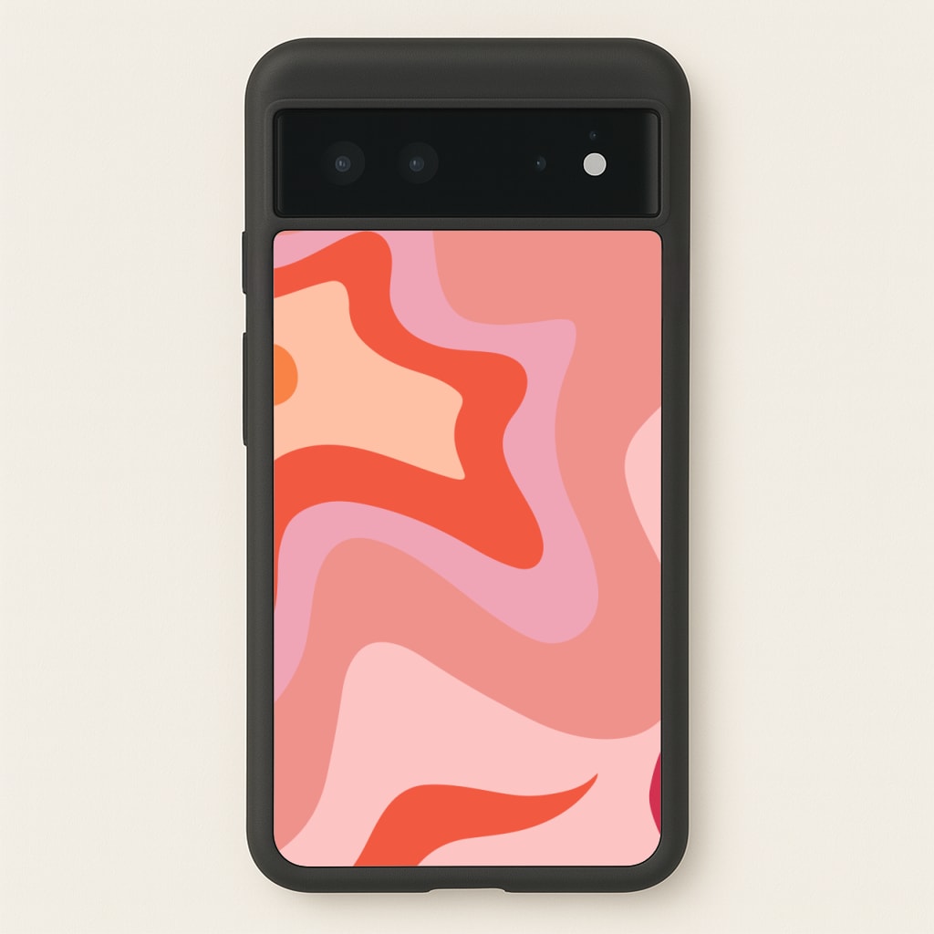 Abstract Pink And Purple - Abstract Pattern Phone Case for Google Pixel 6