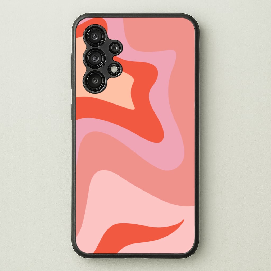 Abstract Pink And Purple - Abstract Pattern Phone Case for Galaxy A13