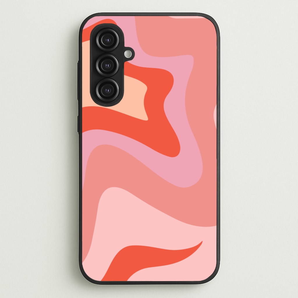 Abstract Pink And Purple - Abstract Pattern Phone Case for Galaxy S23FE