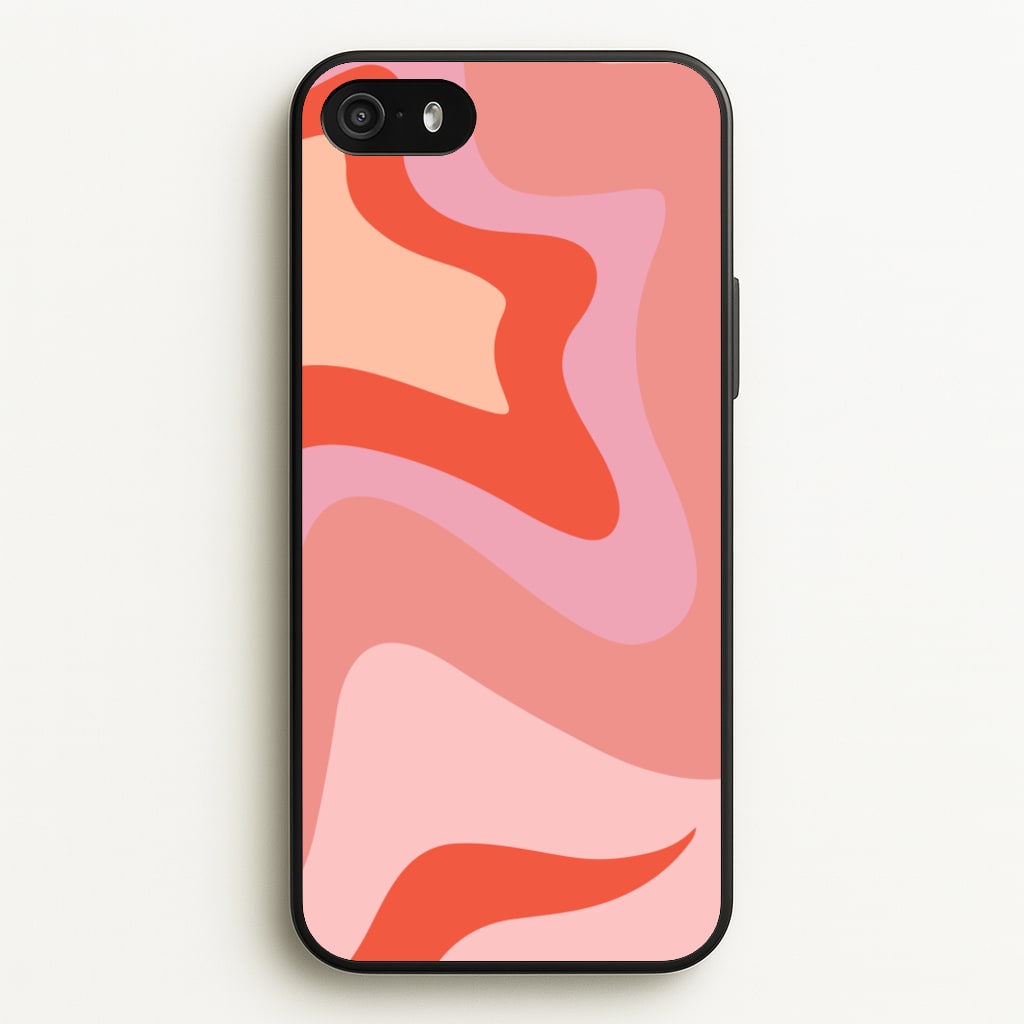 Abstract Pink And Purple - Abstract Pattern Phone Case for iPhone 5 / 5s / SE 2016