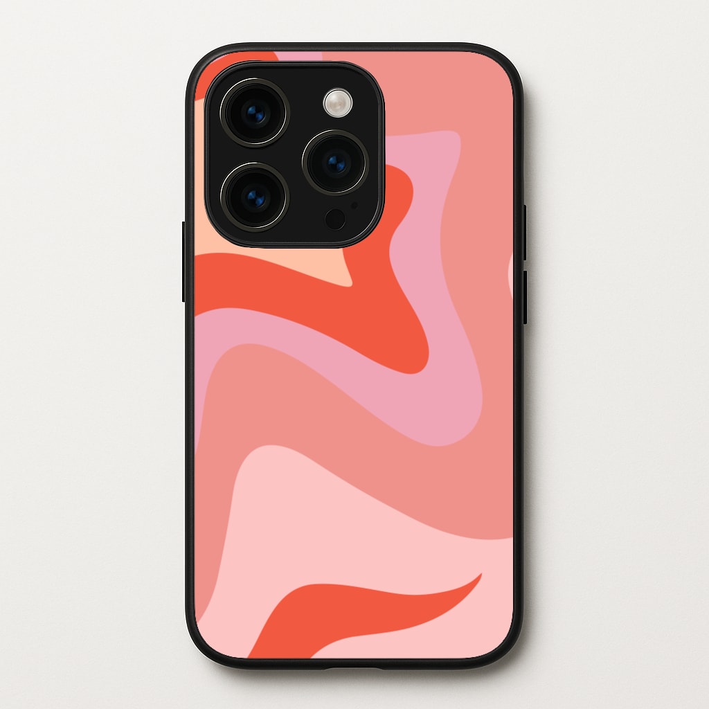 Abstract Pink And Purple - Abstract Pattern Phone Case for iPhone 14 Pro