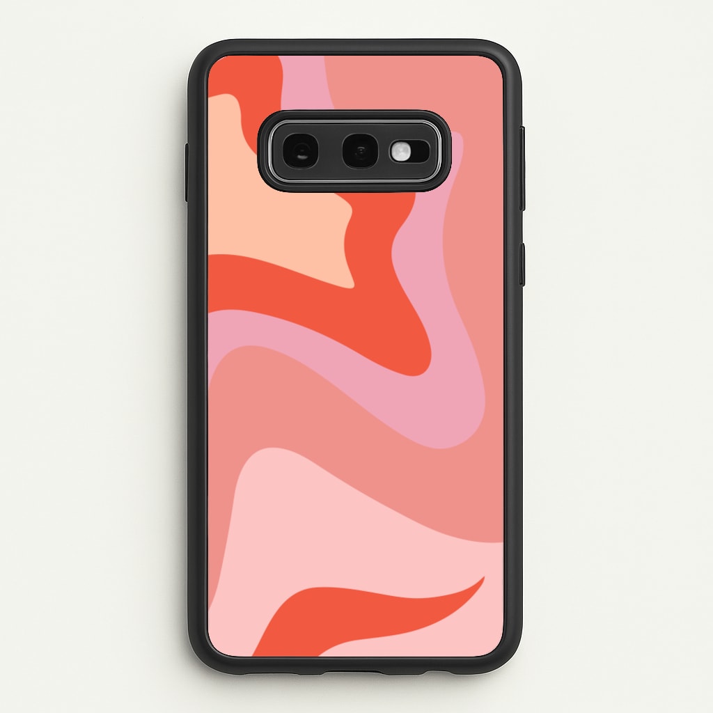 Abstract Pink And Purple - Abstract Pattern Phone Case for Galaxy S10e