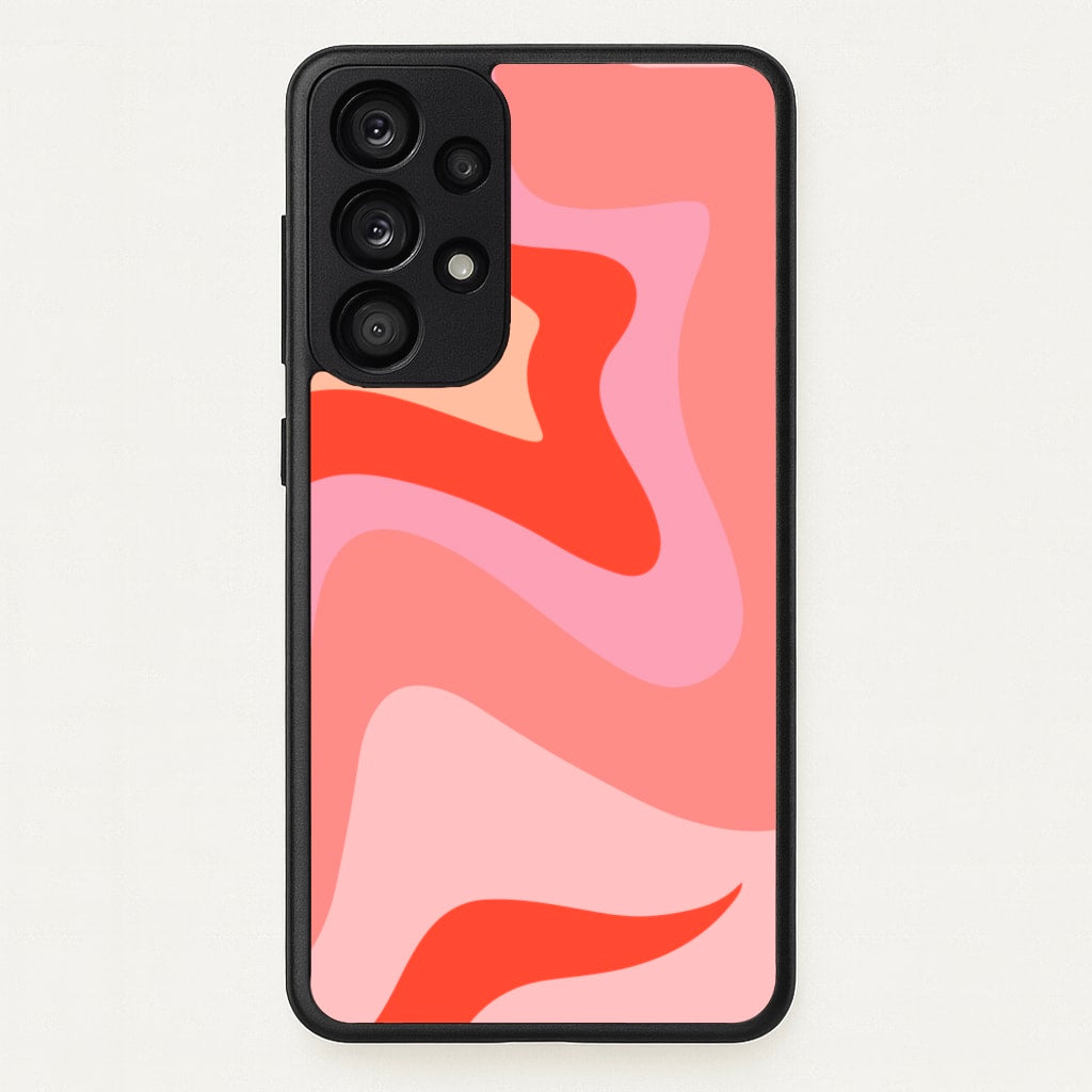 Abstract Pink And Purple - Abstract Pattern Phone Case for Galaxy A33