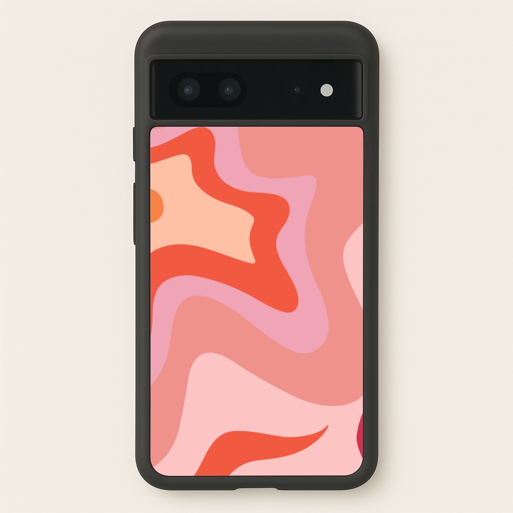 Abstract Pink And Purple - Abstract Pattern Phone Case for Google Pixel 7