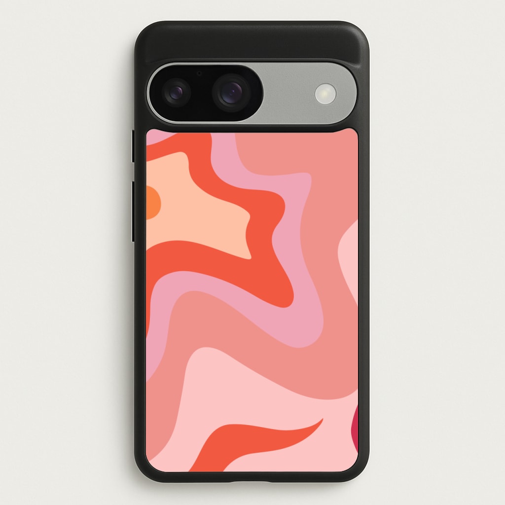 Abstract Pink And Purple - Abstract Pattern Phone Case for Google Pixel 9 / 9 Pro