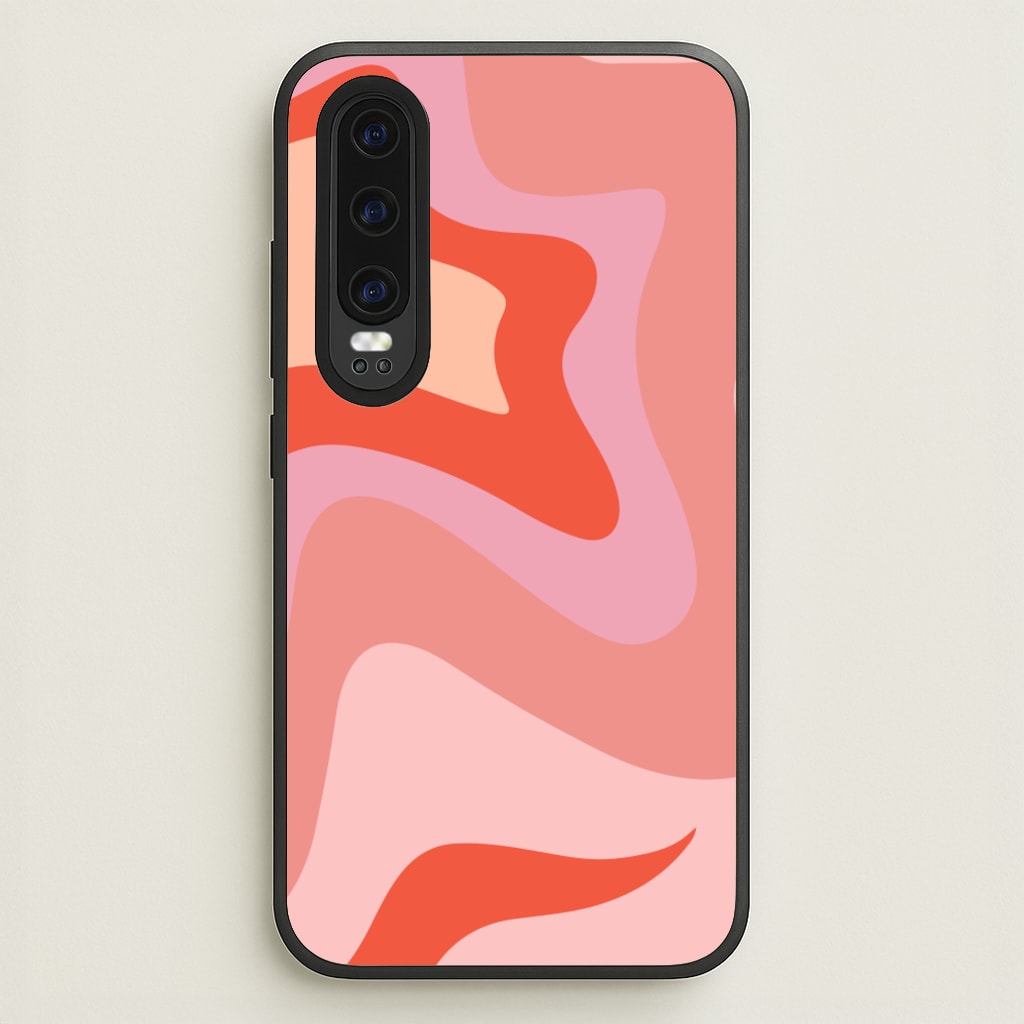 Abstract Pink And Purple - Abstract Pattern Phone Case for Huawei P30