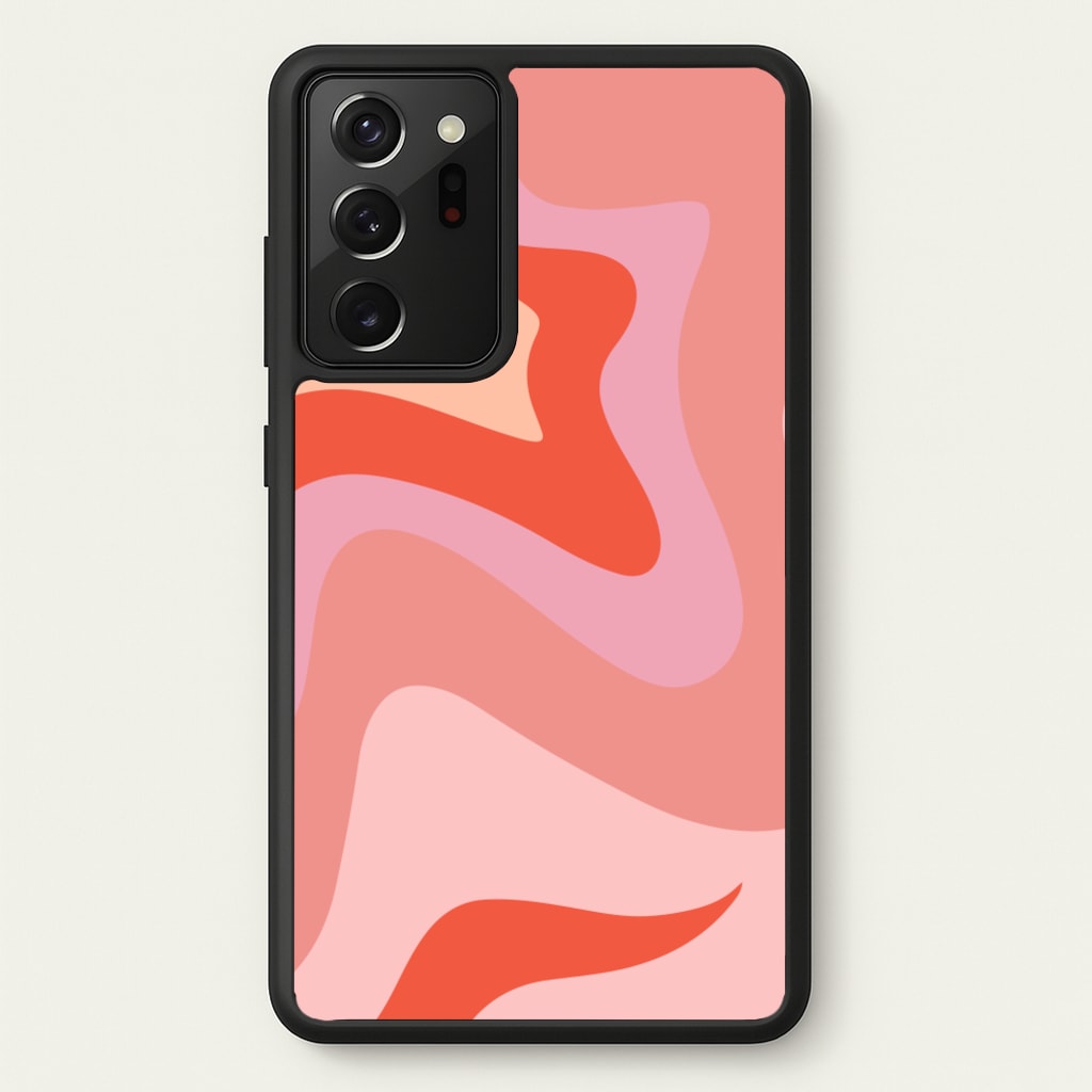 Abstract Pink And Purple - Abstract Pattern Phone Case for Galaxy Note 20 Ultra