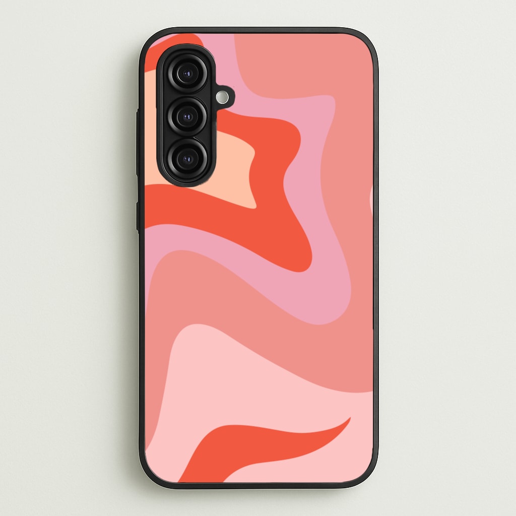 Abstract Pink And Purple - Abstract Pattern Phone Case for Galaxy A16