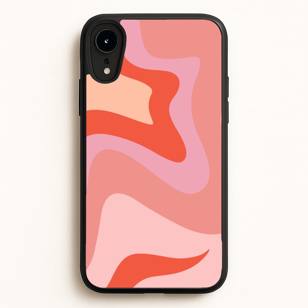 Abstract Pink And Purple - Abstract Pattern Phone Case for iPhone XR
