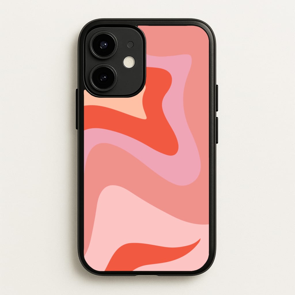 Abstract Pink And Purple - Abstract Pattern Phone Case for iPhone 12 Mini