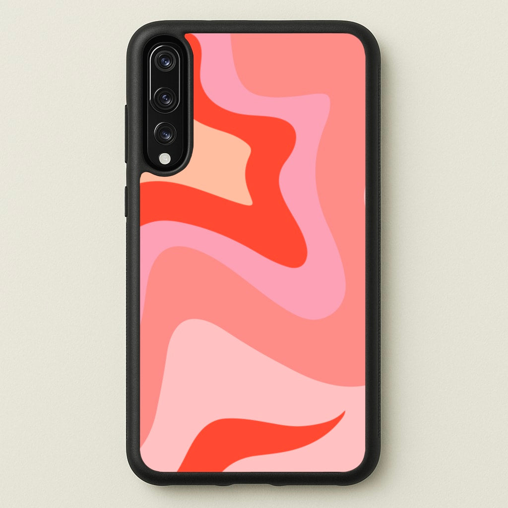 Abstract Pink And Purple - Abstract Pattern Phone Case for Huawei P20 Pro
