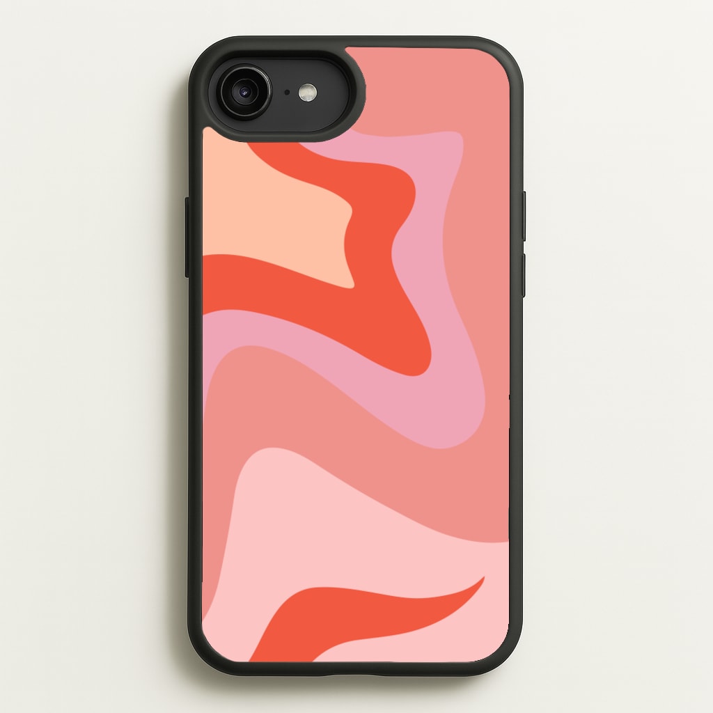 Abstract Pink And Purple - Abstract Pattern Phone Case for iPhone 6 Plus / 7 Plus / 8 Plus