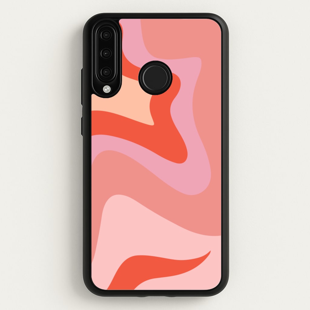 Abstract Pink And Purple - Abstract Pattern Phone Case for Huawei P30 Lite