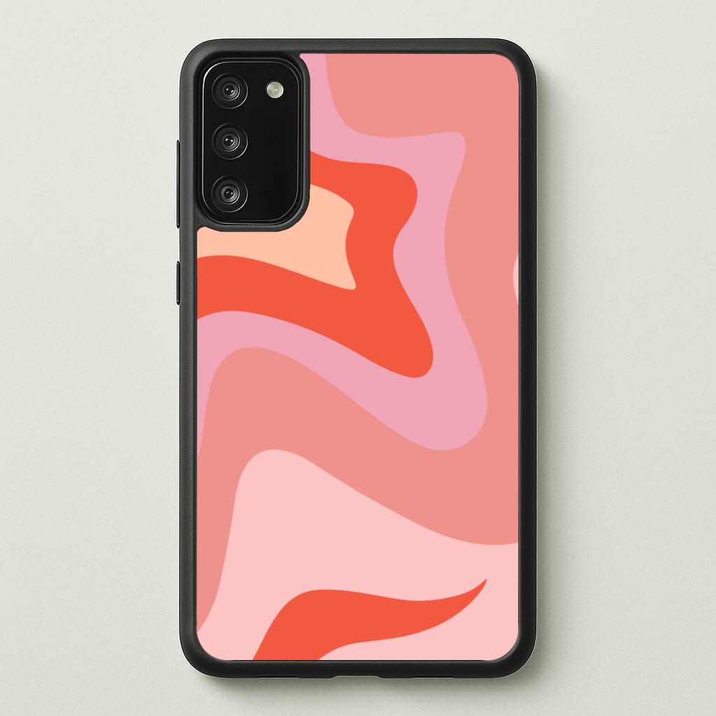 Abstract Pink And Purple - Abstract Pattern Phone Case for Galaxy A41