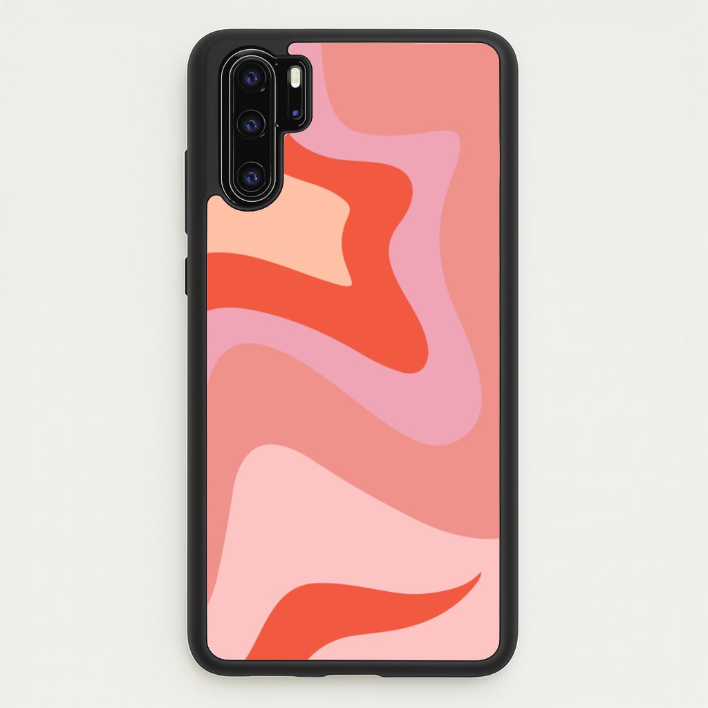 Abstract Pink And Purple - Abstract Pattern Phone Case for Huawei P30 Pro