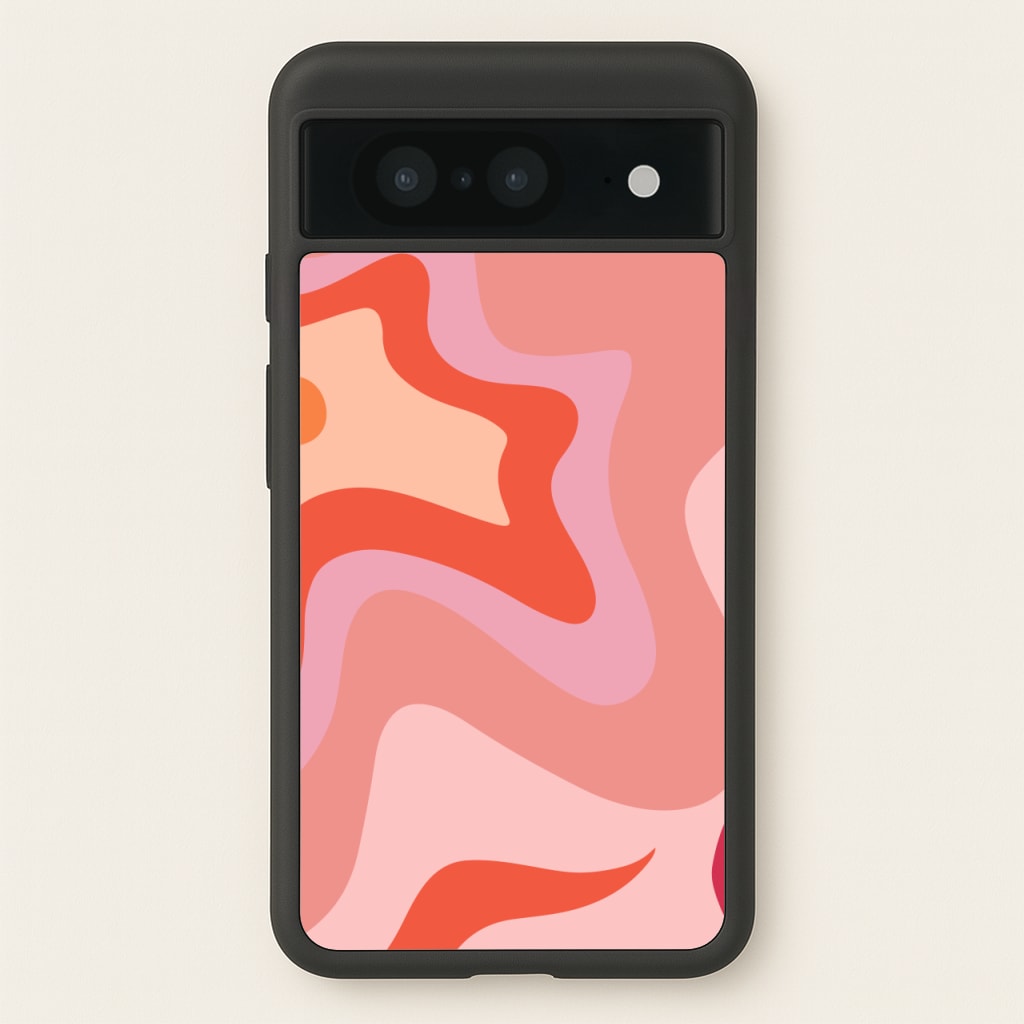 Abstract Pink And Purple - Abstract Pattern Phone Case for Google Pixel 8
