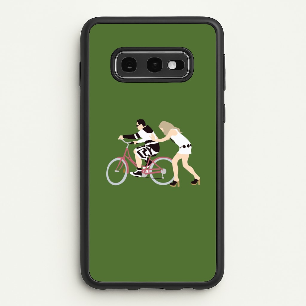 David Riding A Bike - Schitt's Creek Phone Case for Galaxy S10e