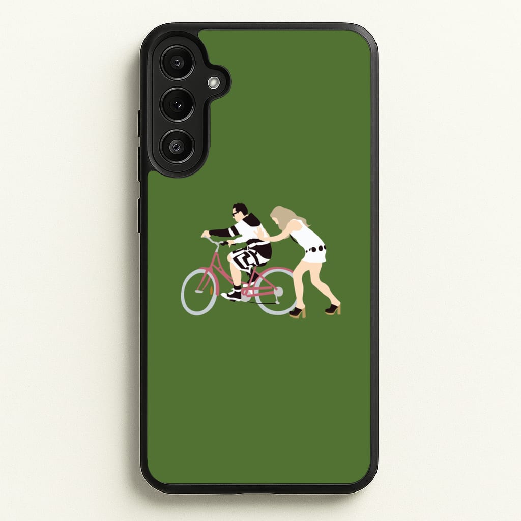 David Riding A Bike - Schitt's Creek Phone Case for Galaxy A34