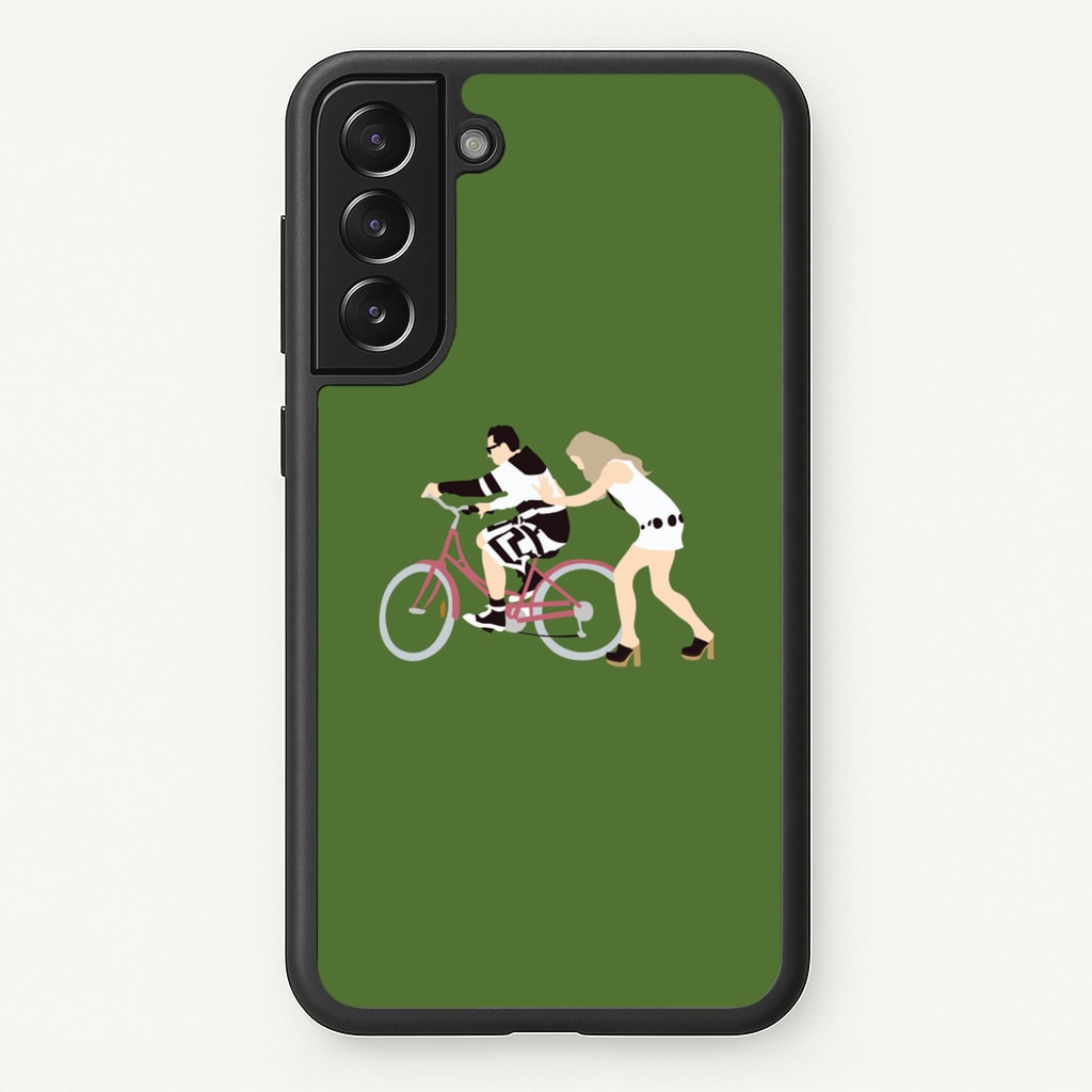 David Riding A Bike - Schitt's Creek Phone Case for Galaxy S21FE