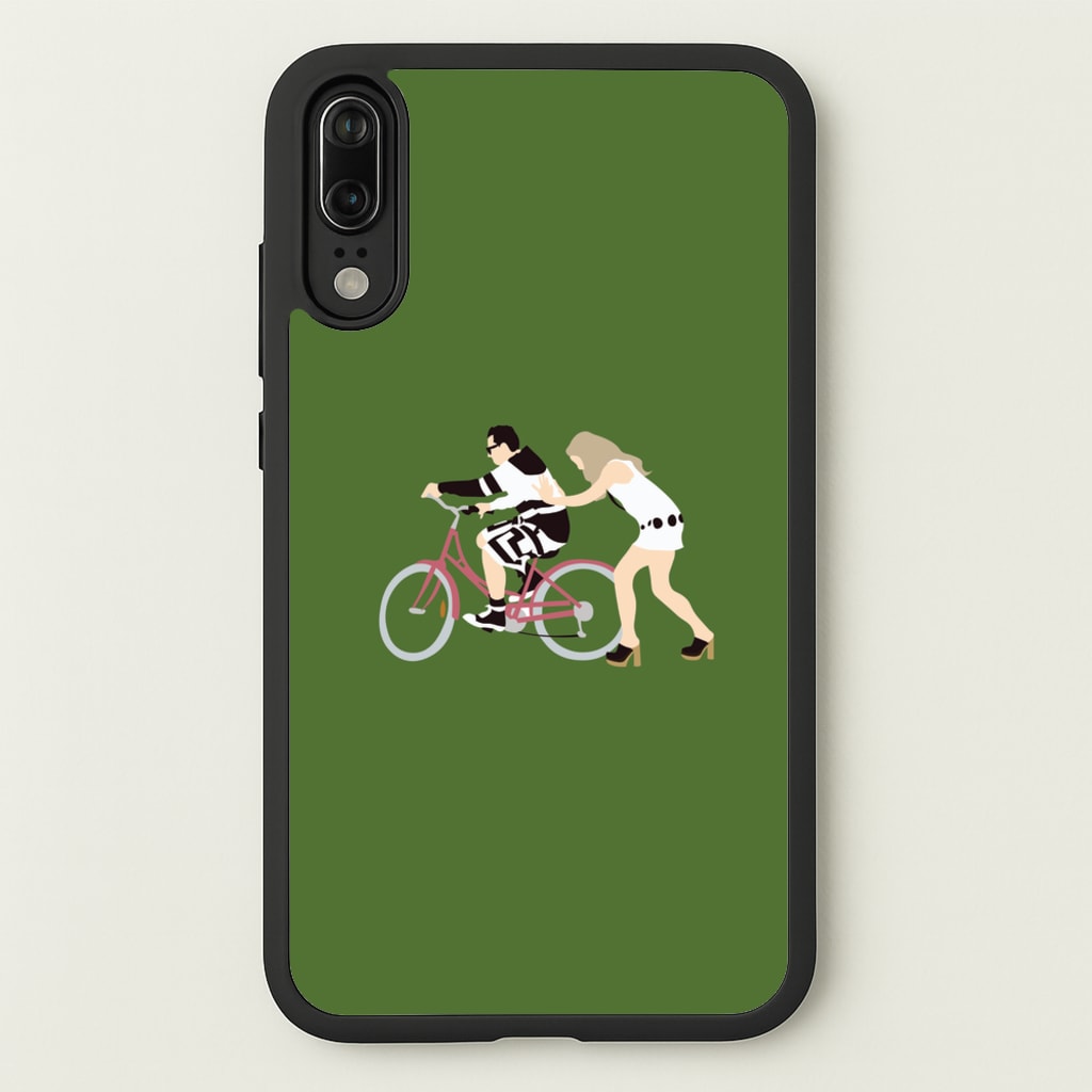 David Riding A Bike - Schitt's Creek Phone Case for Huawei P20