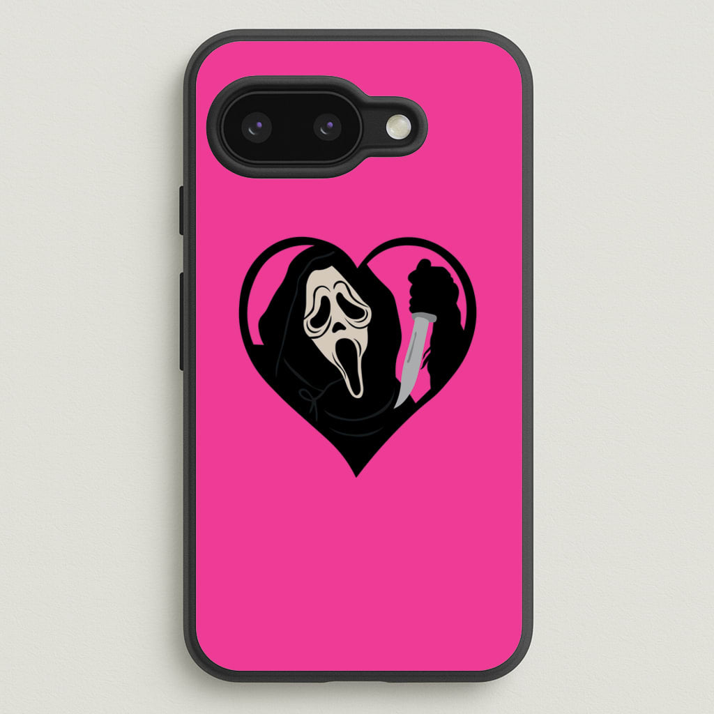 Heart face - Halloween - Scream Phone Case for Google Pixel 9a