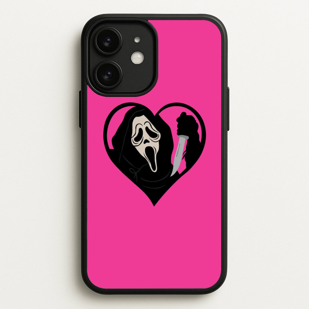 Heart face - Halloween - Scream Phone Case for iPhone 11