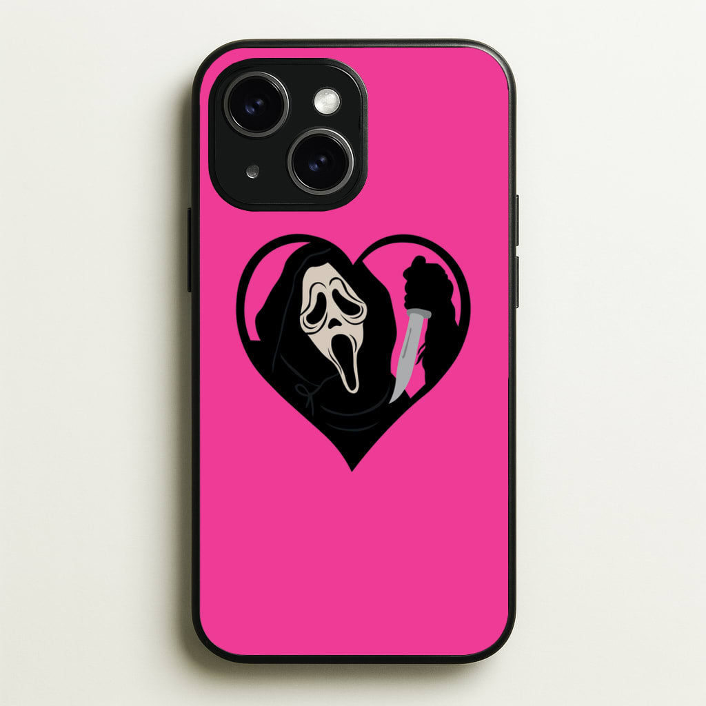 Heart face - Halloween - Scream Phone Case for iPhone 14 Plus