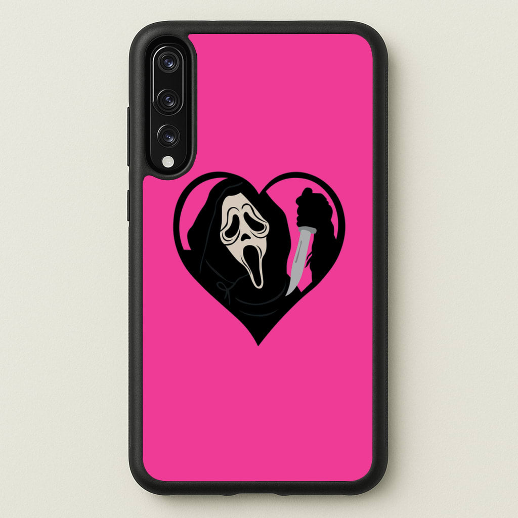 Heart face - Halloween - Scream Phone Case for Huawei P20 Pro