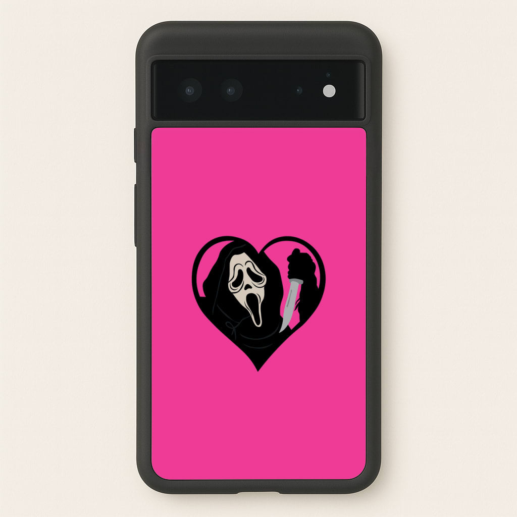 Heart face - Halloween - Scream Phone Case for Google Pixel 6