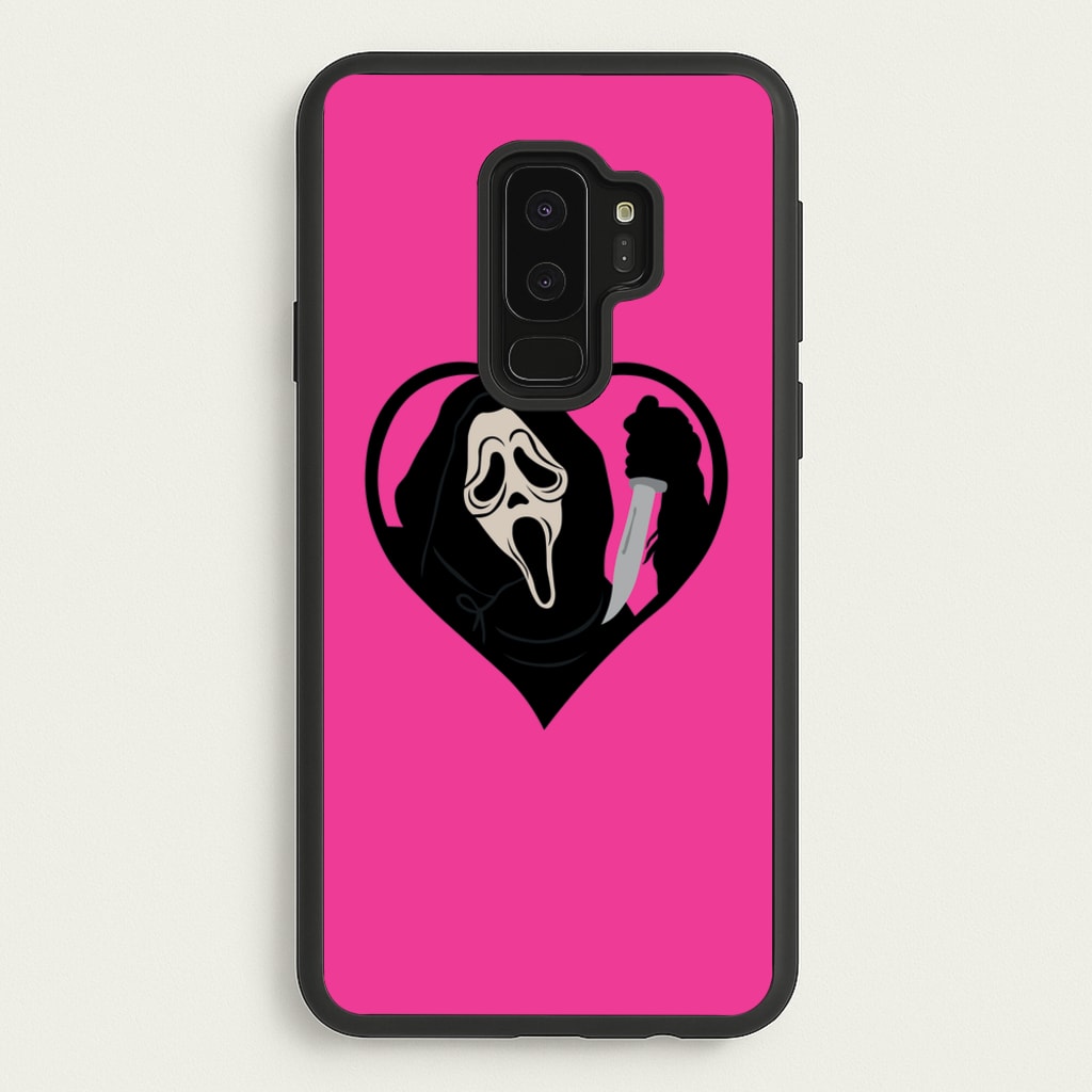 Heart face - Halloween - Scream Phone Case for Galaxy S9 Plus