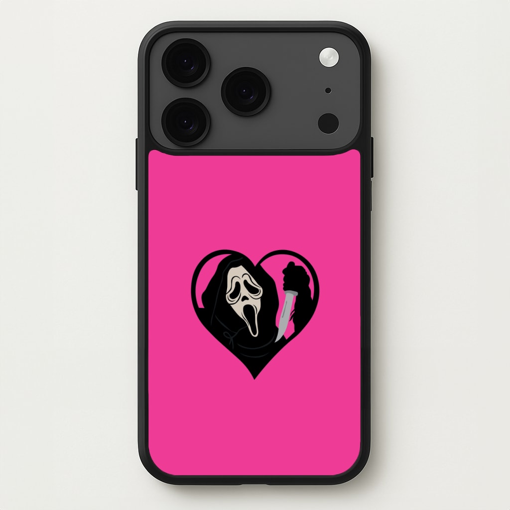 Heart face - Halloween Phone Case for iPhone 17 Pro Max