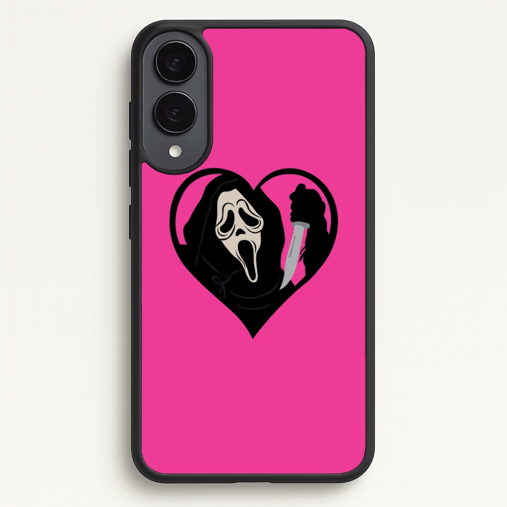 Heart face - Halloween - Scream Phone Case for Galaxy S25 Edge