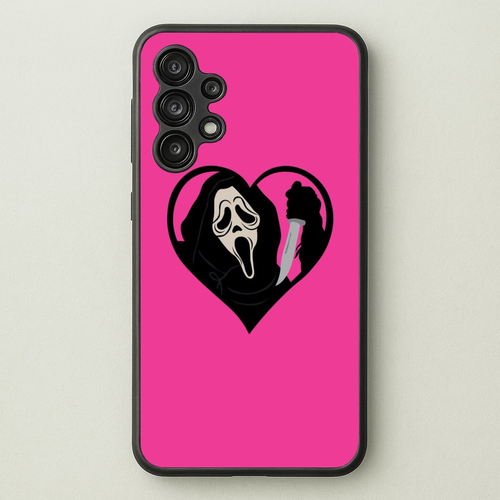 Heart face - Halloween - Scream Phone Case for Galaxy A13