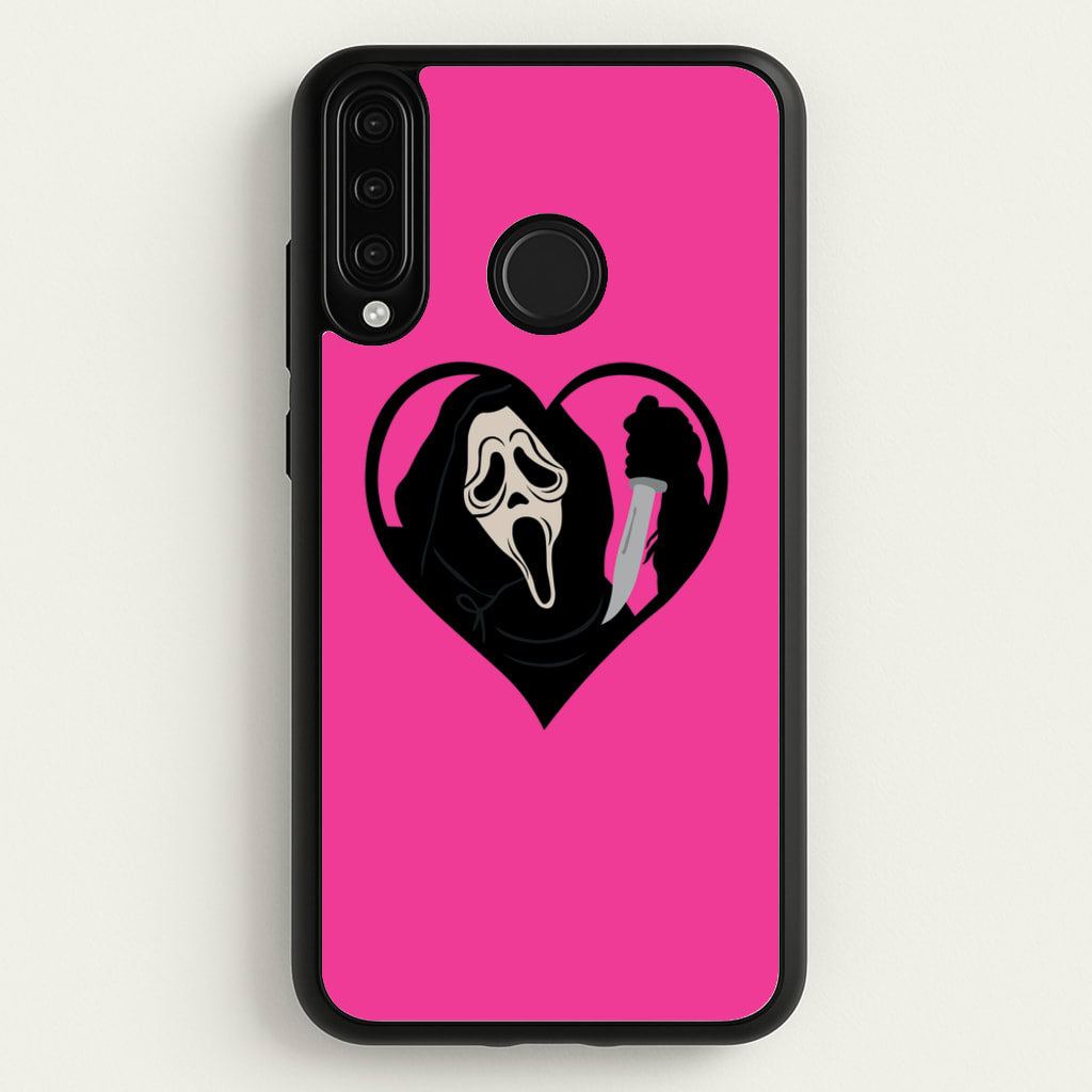 Heart face - Halloween - Scream Phone Case for Huawei P30 Lite