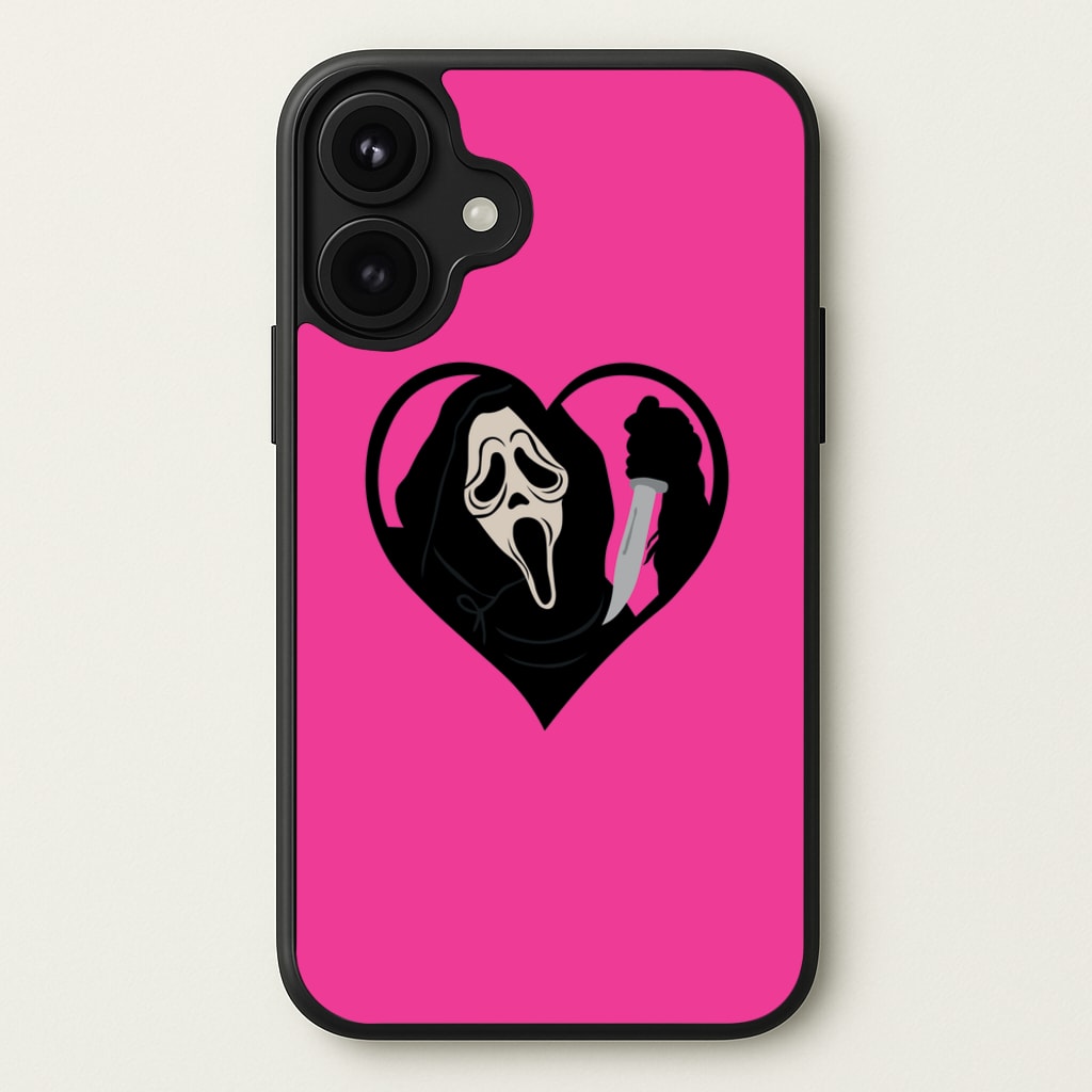 Heart face - Halloween Phone Case
