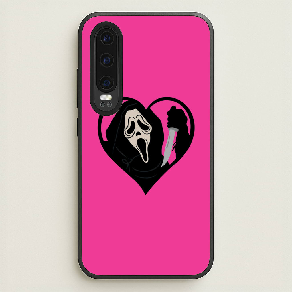Heart face - Halloween - Scream Phone Case for Huawei P30