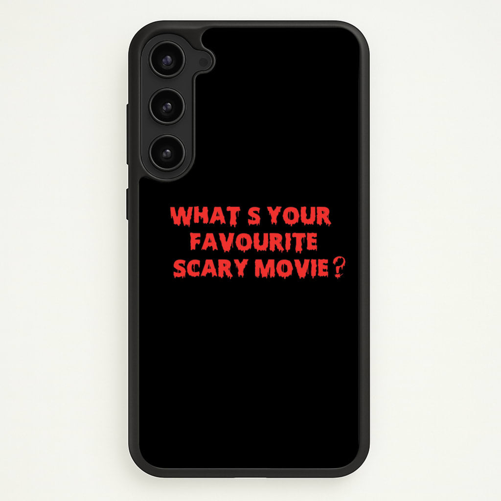 What's Your Favourite Scary Movie - Scream - Scream Phone Case for Galaxy S23