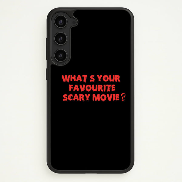 What's Your Favourite Scary Movie - Scream - Scream Phone Case for Galaxy S23