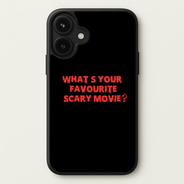 What's Your Favourite Scary Movie - Scream Phone Case for iPhone 17